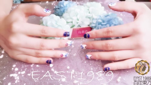  青花美甲怎么做？保定東方技工學(xué)校教你巧做美甲！